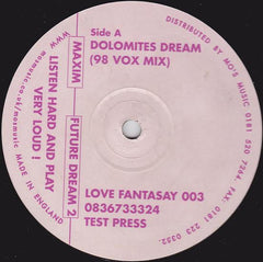 Maxim Sinclair : Future Dream 2 (12", TP)