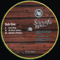Dub One : Lion Step / No More Games / Natalie's Rhodes (12")