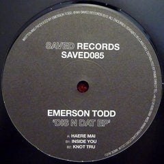 Emerson Todd : Dis N Dat EP (12", EP)