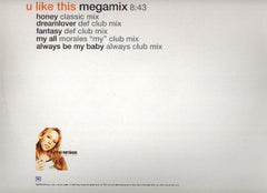 Mariah Carey : U Like This (Megamix) (12", S/Sided, Promo)