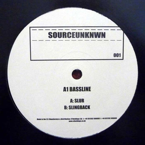 A1 Bassline : Slur (12")