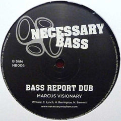 Marcus Visionary : Bass Report (12")