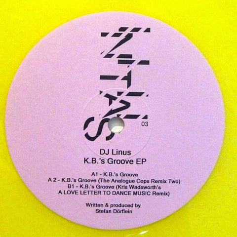 DJ Linus : K.B.'s Groove EP (12", EP, Yel)