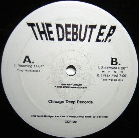 Mfon / Tony Washington : The Debut  E.P. (12", EP)