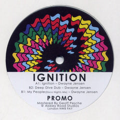 Dwayne Jensen : Ignition (12", Promo, Whi)