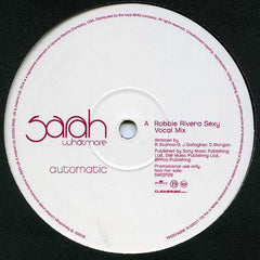 Sarah Whatmore : Automatic (12", Promo)