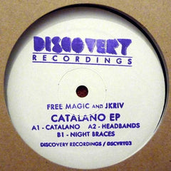 Free Magic And Jkriv : Catalano EP (12", EP, Ltd, Han)
