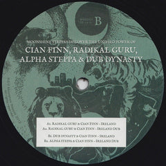 Various : Moonshine Steppas Discover The Unified Power Of Cian Finn, Radikal Guru, Alpha Steppa & Dub Dynasty (2x12")