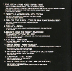 Erol Alkan : I Love Techno 2012 (CD, Mixed)