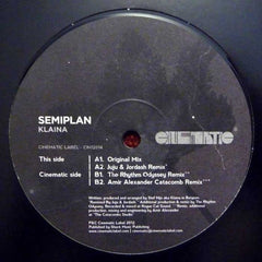 DJ Klaina : Semiplan (12", EP)