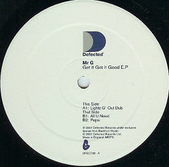Mr. G : Get It Got It Good E.P (2x12", EP)