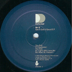 Mr. G : Get It Got It Good E.P (2x12", EP)