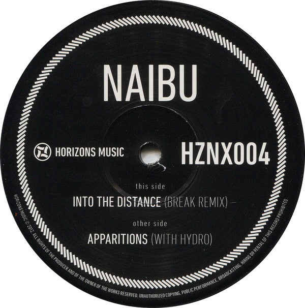 Naibu / Naibu & Hydro (6) : Into The Distance (Break Remix) / Apparitions (12")