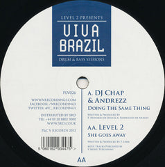 DJ Chap & Andrezz / Level 2 (2) : Viva Brazil (Drum & Bass Sessions) (12", Smplr)