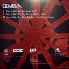 Denis A : Black Sun - Remixes Ep (12", EP)