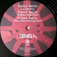 Denis A : Black Sun - Remixes Ep (12", EP)