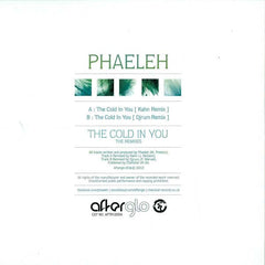 Phaeleh : The Cold In You (The Remixes) (12")