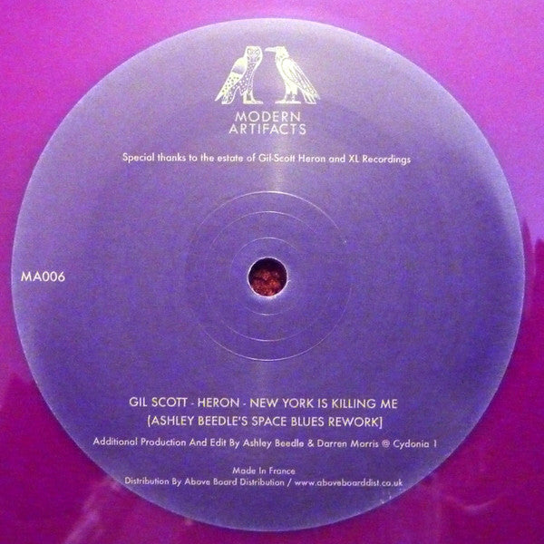 Gil Scott-Heron : New York Is Killing Me (Ashley Beedle's Space Blues Rework) (12", S/Sided, Lil)