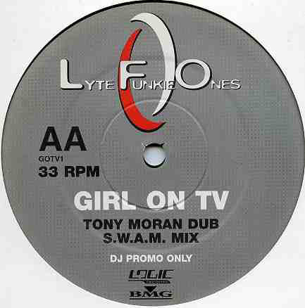 Lyte Funkie Ones : Girl On TV (12", Promo)