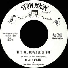 Nicole Willis & The Soul Investigators : Tell Me When (We Can Start Our Love Thing Once Again) / It’s All Because Of You (7", Single, Promo)