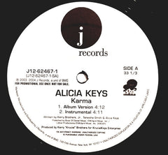 Alicia Keys : Karma (12", Promo)