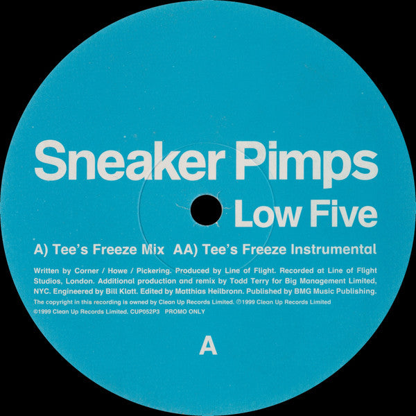 Sneaker Pimps : Low Five (12", Promo, Par)