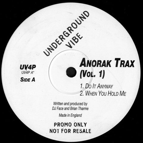 Anorak Trax : Vol. 1 (12", Promo)