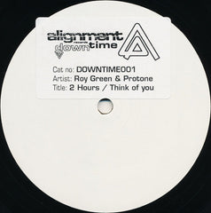 RoyGreen & Protone : 2 Hours / Think Of You (12", Ltd, W/Lbl, Sti)