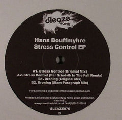 Hans Bouffmyhre : Stress Control EP (12", EP)