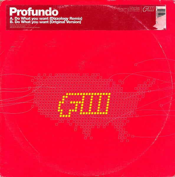 Profundo : Do What You Want (12")