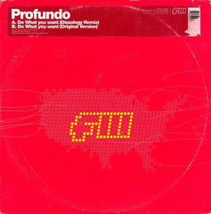 Profundo : Do What You Want (12")
