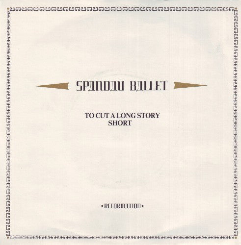 Spandau Ballet : To Cut A Long Story Short (7", Single, Blu)