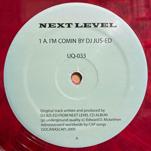 Jus-Ed : Next Level (12", RP, Red)