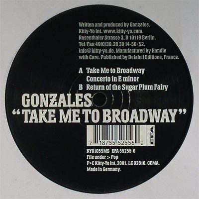 Gonzales : Take Me To Broadway (12")