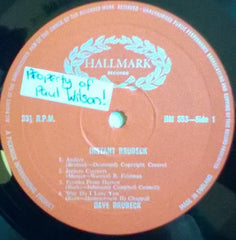 Dave Brubeck : Instant Brubeck (LP, Album, Mono, RE)