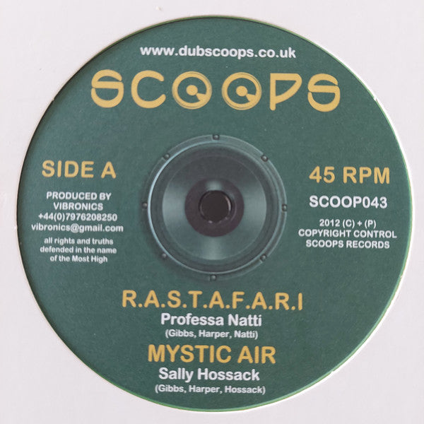 Prof. Natty / Sally Hossack / Ras Tweed / Vibronics : R.a.s.t.a.f.a.r.i. / Mystic Air / I Am What I Am / Flc Dub (10")