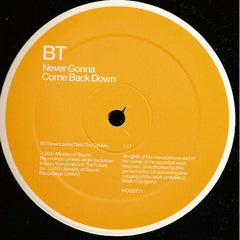 BT : Never Gonna Come Back Down (12")