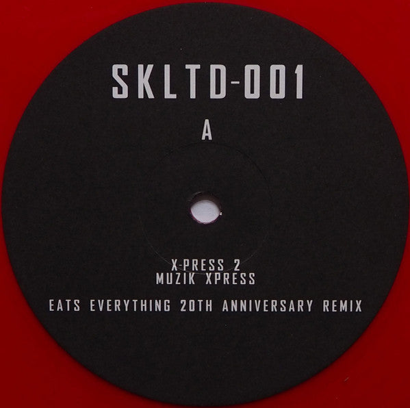 X-Press 2 / Fatboy Slim : Muzik Xpress (Eats Everything 20th Anniversary Remix) / Everybody Loves A Carnival (The Cube Guys + Analog People In A Digital World Remix) (12", Red)