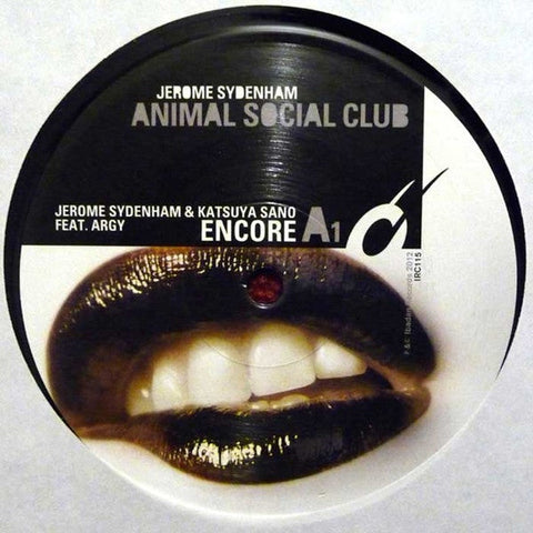 Jerome Sydenham : Animal Social Club (12")