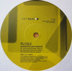 MJ Cole : Wondering Why Remixes (12", Promo)