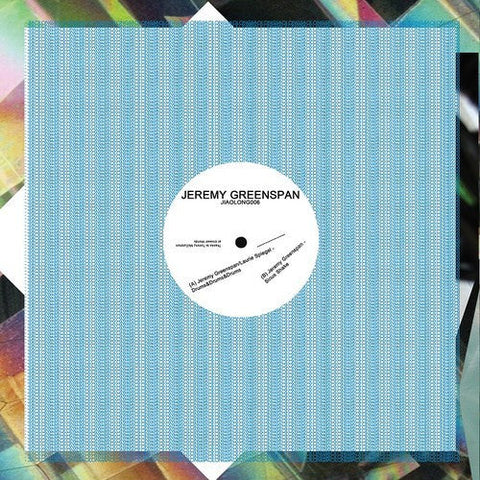 Jeremy Greenspan : Drums&Drums&Drums (12")