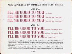Quincy Jones Featuring Ray Charles And Chaka Khan : I'll Be Good To You (12", Maxi)