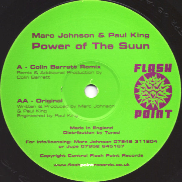 Marc Johnson & Paul King : Power Of The Sun (12")