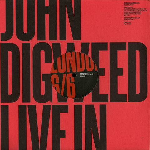 John Digweed : Live In London (12", Ltd, 6/6)