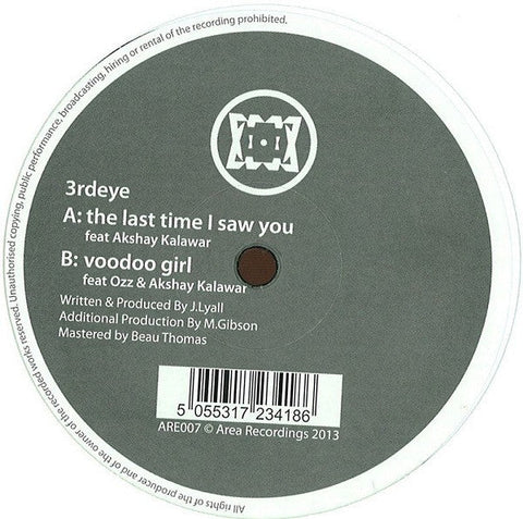 3rdeye : The Last Time I Saw You (12")