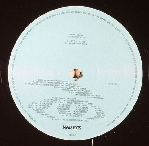 Adam Beyer : Eye Contact (12")