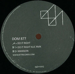 Dom 877 : Do It Right (12")