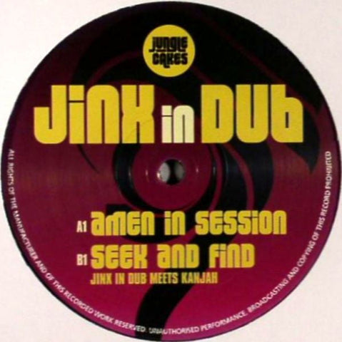 Jinx (In Dub) : Amen In Session / Seek And Find (12")