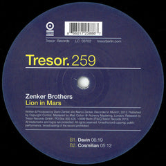 Zenker Brothers : Lion In Mars (12")