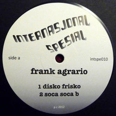 Frank Agrario : Disko Frisko (12")